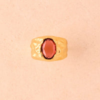 Carmen Rosewood Ring | Jewelry Gold Gift Waterproof: S