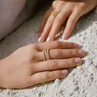 Amalia Ring | Jewelry Gold Gift Waterproof: M