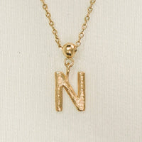 Pack 10 Letter Charms | Jewelry Gold Gift Waterproof