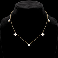 Floral Diamond Necklace