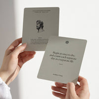 Stoic Reminders Quote Cards - Inspiration, Wisdom, History