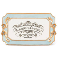 Rectangle Tray with Bow Detail: Blue