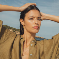 Lysia Olive Earrings | Jewelry Gold Gift Waterproof