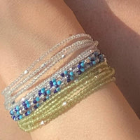Gemstone Sparkle Wrap-Smoky Quartz: Gold