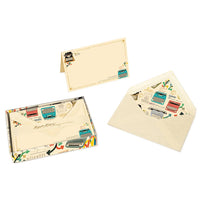 Boxed Fold Over Cards Medium, Note Cards, Italian Stationery: PRIMAVERA