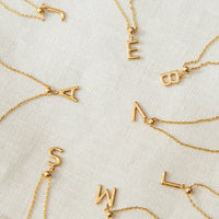 Pack 10 Letter Charms | Jewelry Gold Gift Waterproof
