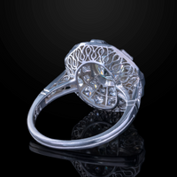Antique Diamond Ring, 1.09 Carat Center Stone