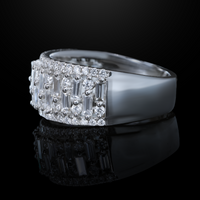 Baguette Diamond Band