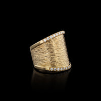 Effy Wide Diamond Border Ring