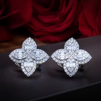Quatrefoil Clover Diamond Earrings
