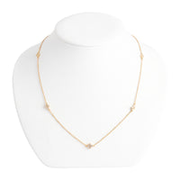 Five Station Diamond Necklace