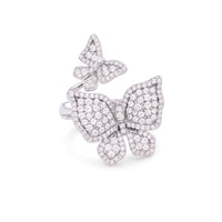 Effy Double Butterfly Diamond Ring