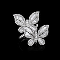 Effy Double Butterfly Ring
