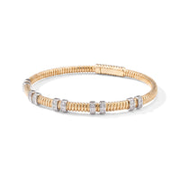 Diamond Bar Flex Bangle Bracelet