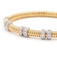 Diamond Bar Flex Bangle Bracelet