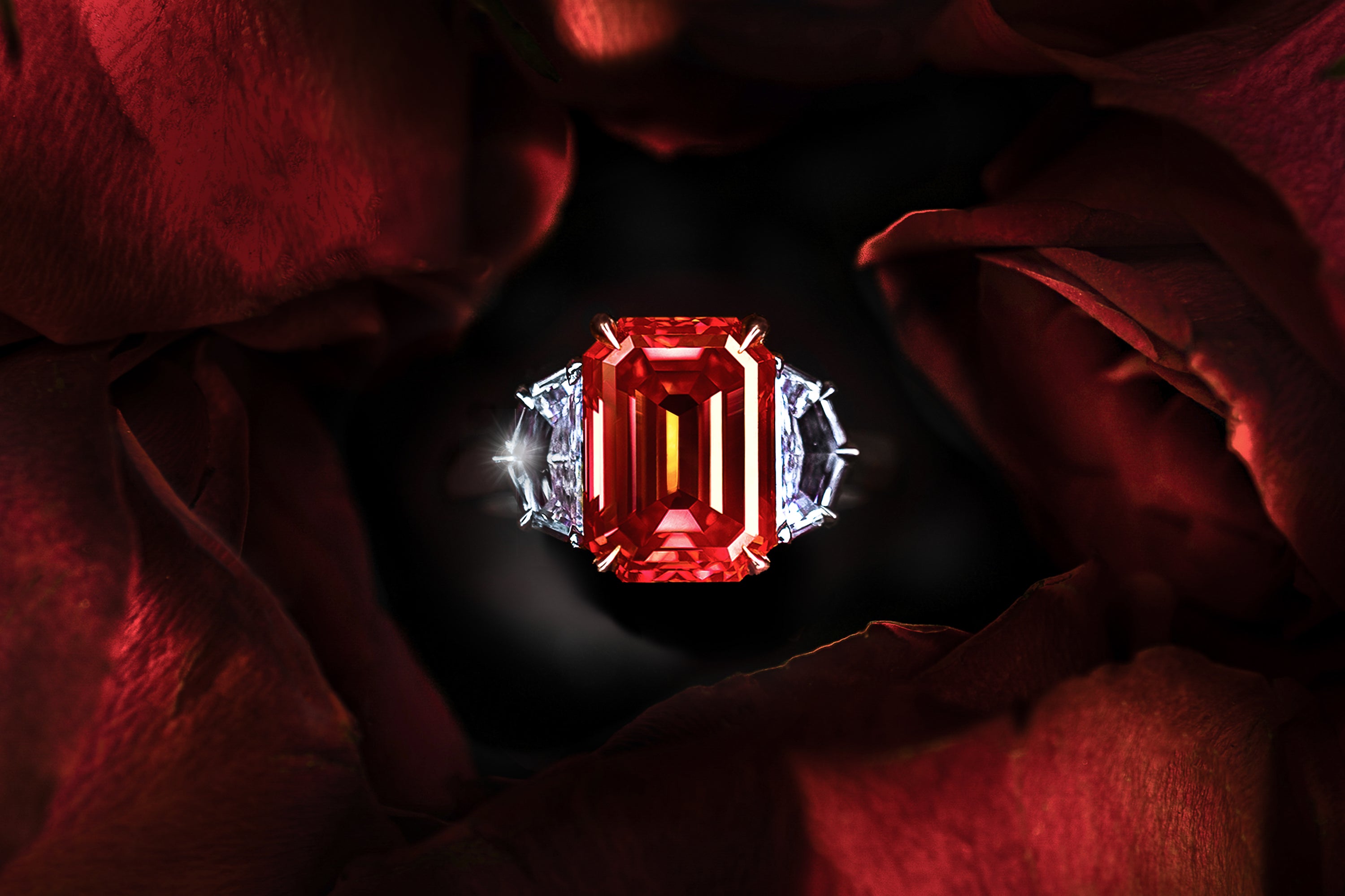 Anthea Le Jardin Orange Diamond