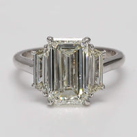 3.65 Carat Emerald Cut L VVS2 GIA 2487515783