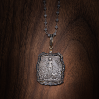 Rare French Antique Pendant, "The Three Muskateers"