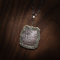 Rare French Antique Pendant, "The Three Muskateers"