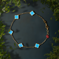 Turquoise Clover Bracelet