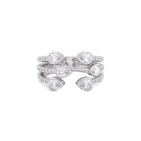 Pear Diamond Wrap Ring