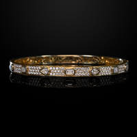 Multi-shape Diamond Bangle 2.0Ct Pave 1.0Ct Other 18K WG
