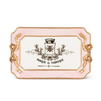 Rectangle Tray with Bow Detail: Blue