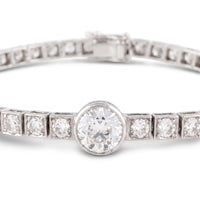 Vintage Bezel Diamond Bracelet