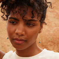 Lysia Cerulean Blue Long Earrings | Jewelry Gold Gift Waterproof