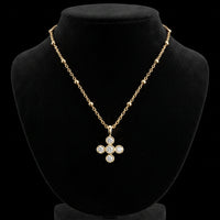 Small Cross Diamond Pendant
