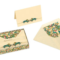 Boxed Fold Over Cards Medium, Note Cards, Italian Stationery: PRIMAVERA