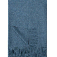 Paris Baby Alpaca Shawl - 35 colors: Mineral Blue
