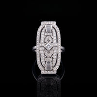 Antique Vintage Diamond Brooch Pin