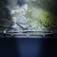 Anthea Le Jardin Diamond Flex Bangle