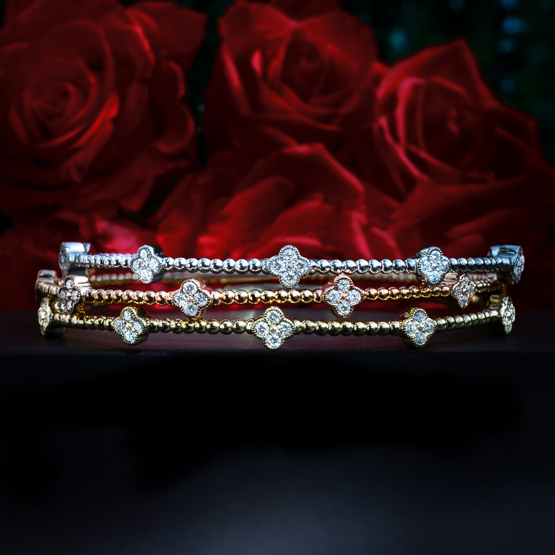 Anthea Le Jardin Diamond Flex Bangle