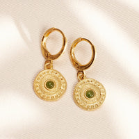 Alba Verde Earrings | Jewelry Gold Gift Waterproof