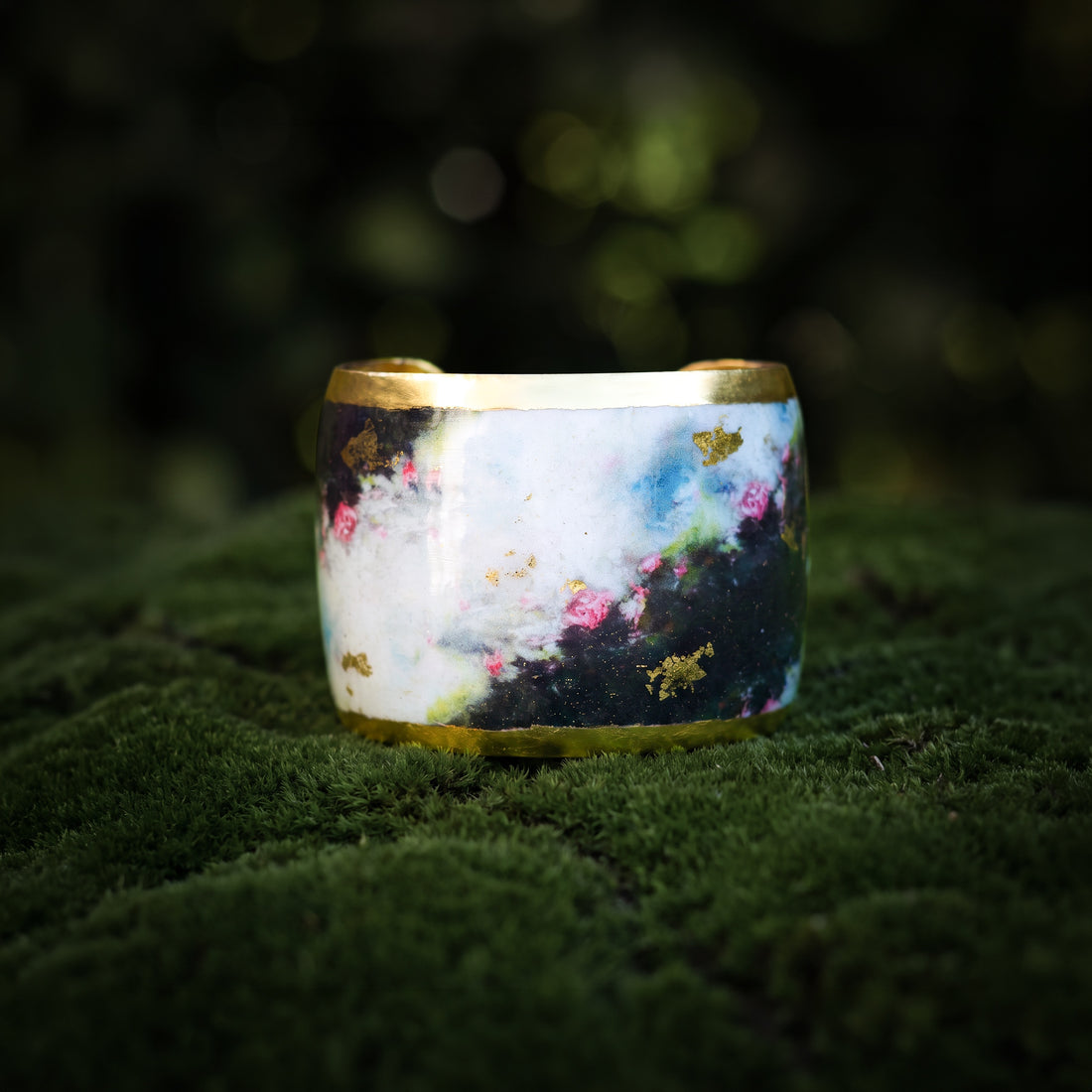 Love Blossoms in the Dark 2" Cuff (Rounded)