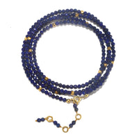 Gemstone Sparkle Wrap-Lapis: Gold