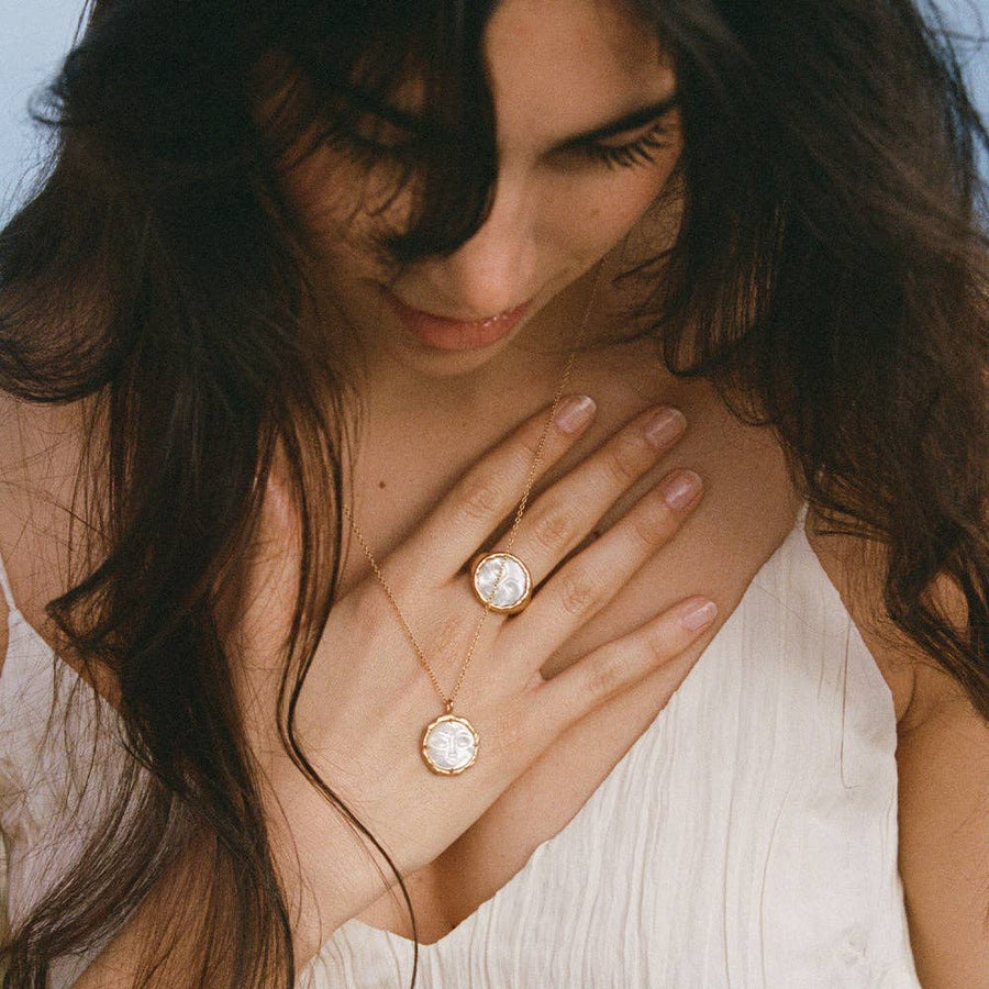 Hëna Necklace | Jewelry Gold Gift Waterproof