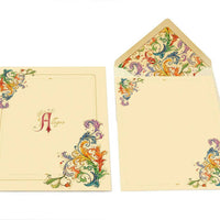 Portfolio Writing Sheets, Note Cards, Italian Stationery: PRIMAVERA