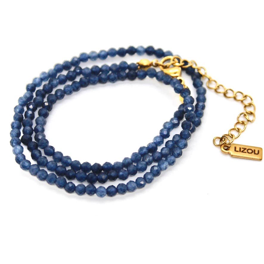 Short Sapphire Stone Necklace - N9-200SP