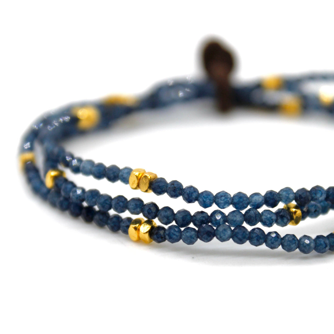 Luxury Mini Faceted Sapphire Stone Bracelet - BC-600