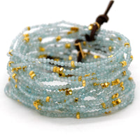 Luxury Mini Faceted Apatite Stone Bracelet - BC-640
