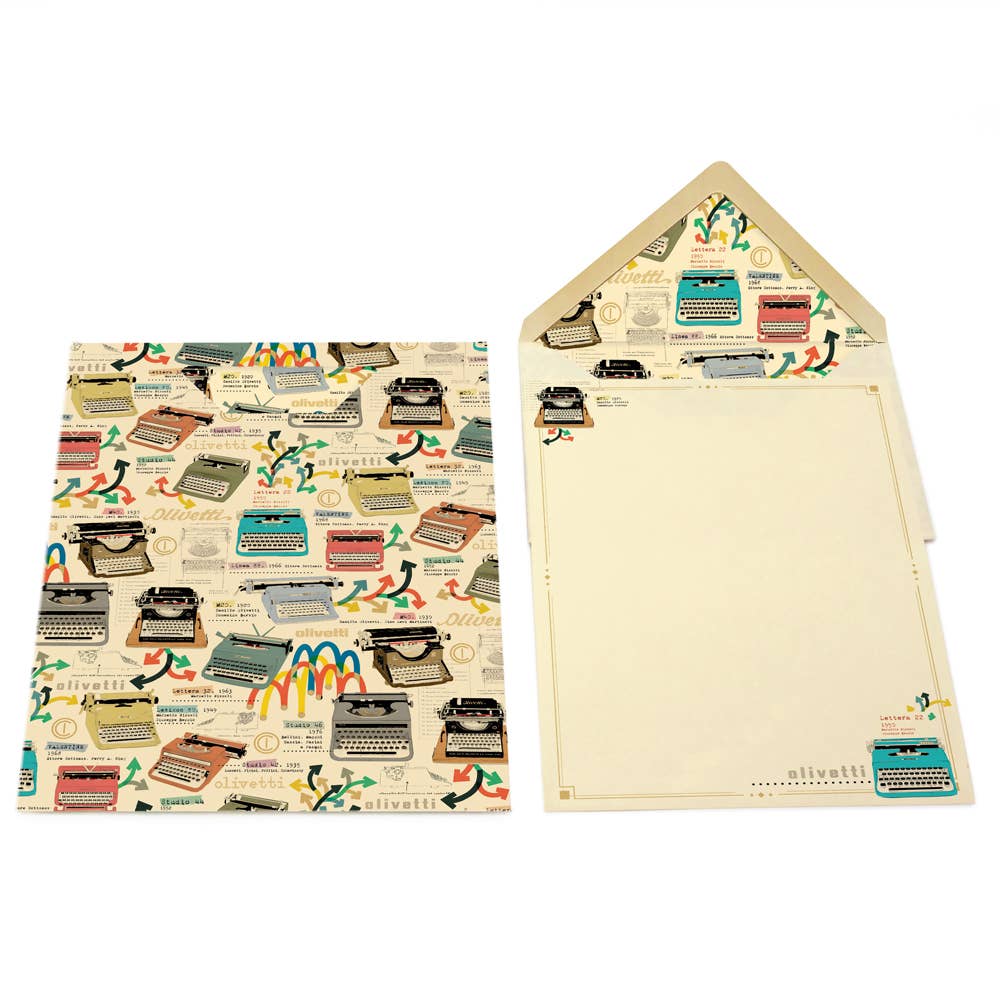 Portfolio Writing Sheets, Note Cards, Italian Stationery: PRIMAVERA