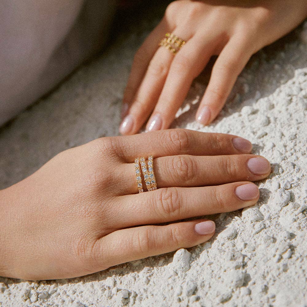 Amalia Ring | Jewelry Gold Gift Waterproof: M