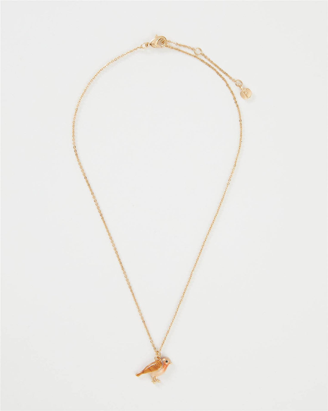 FABLE Enamel Robin Necklace