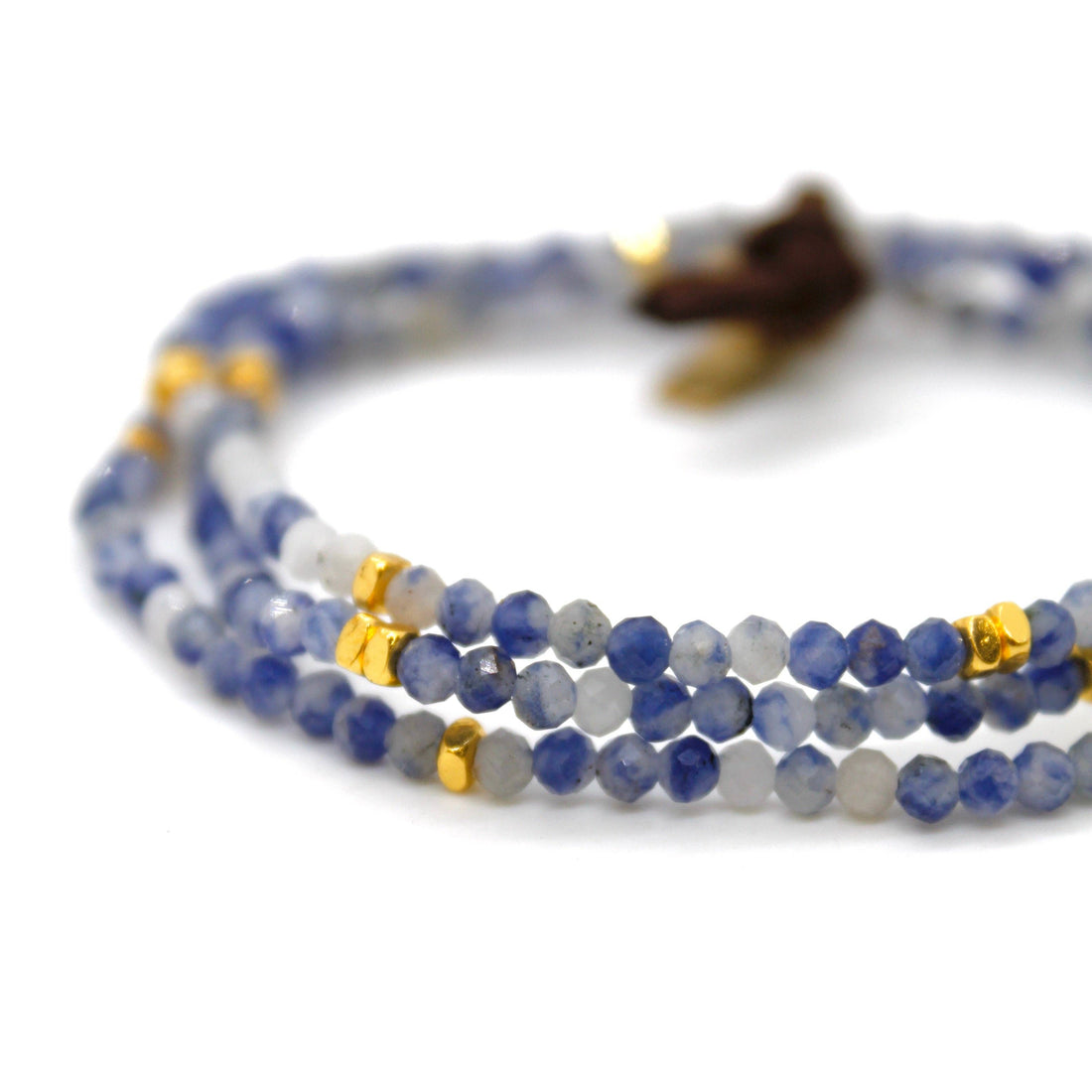 Luxury Mini Faceted Sodalite Stone Bracelet - BC-602