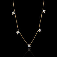 Floral Diamond Necklace