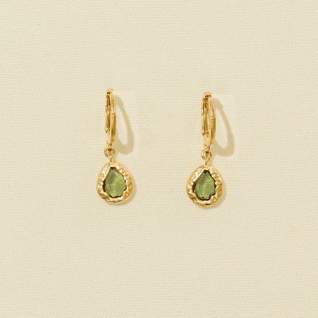 Lysia Olive Earrings | Jewelry Gold Gift Waterproof