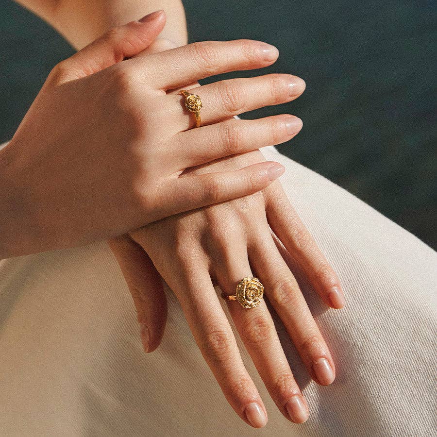Rosie Mini Ring | Jewelry Gold Gift Waterproof: S